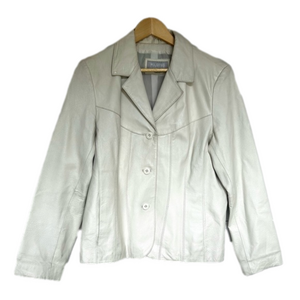 Vintage Wilsons Leather Maxima classic Jacket off white size M